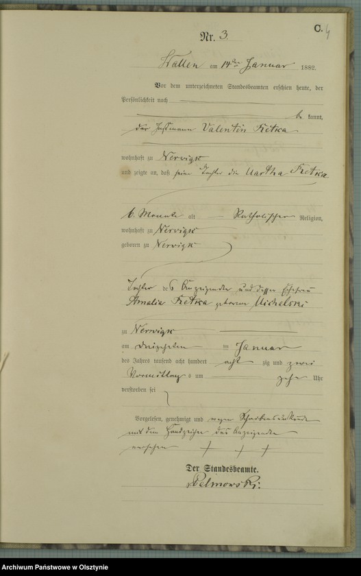 image.from.unit.number "Sterbe-Haupt-Register Nr 1 - 45"