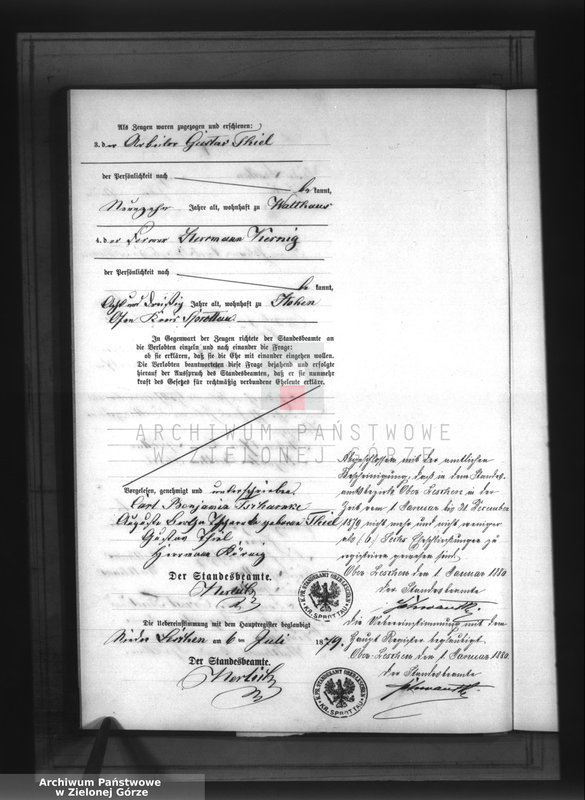 Obraz 15 z jednostki "Heirats-Neben-Register"