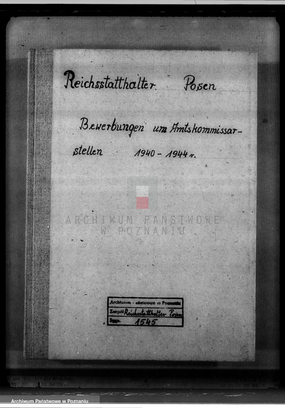 Obraz 4 z jednostki "Bewerbungen um Amtskommissarstellen"