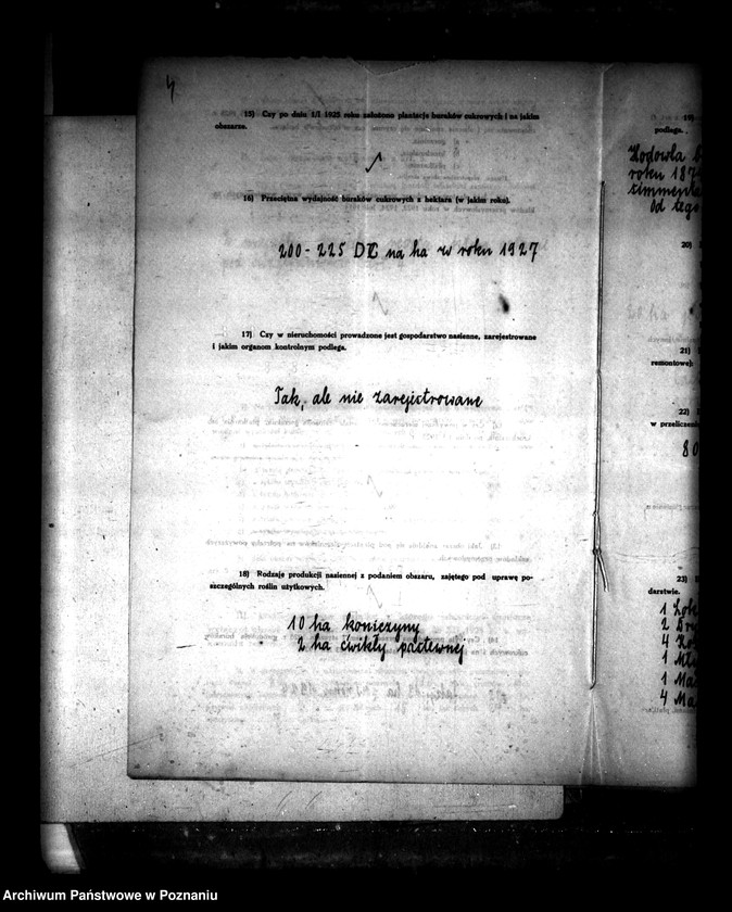 Obraz 9 z jednostki "Majątek Jeziorki powiatu leszczyńskiego wyłączenie z art. 4/5 ustawy o reformie rolnej Hans Hasche ."