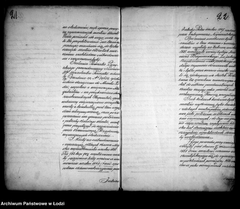 Obraz 19 z jednostki "Operat tyczący się budowy nowych i reparacji starych mostów w mieście Łodzi"