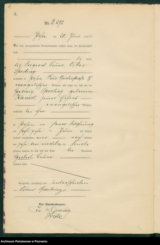 Obraz 13 z jednostki "Księga miejscowa urodzeń tom V"