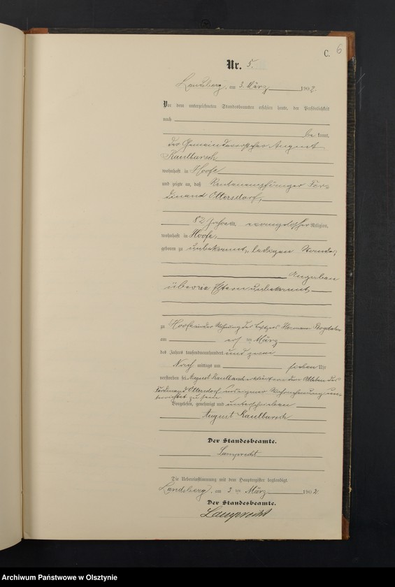 image.from.unit.number "Sterbe-Neben-Register Nr 1 - 26"