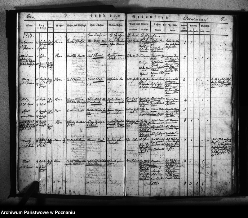 Obraz 6 z jednostki "Kirchenbuch Geborenen"