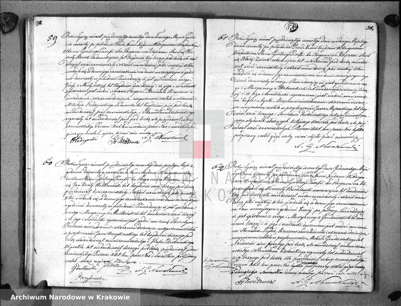image.from.unit.number "AKTA URODZIN Parafii S go Floryana na Rok 1854"