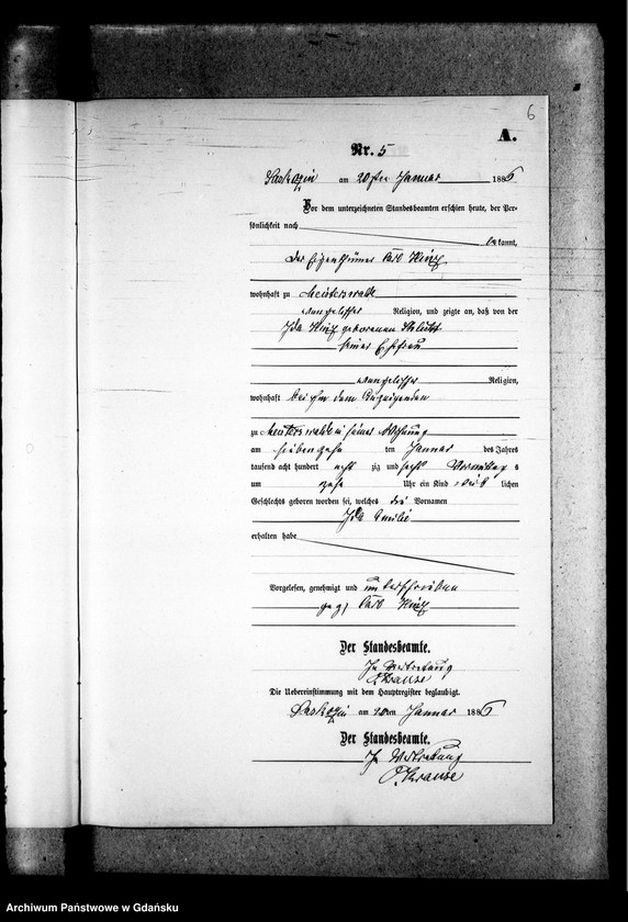 Obraz 10 z jednostki "Księga urodzeń"