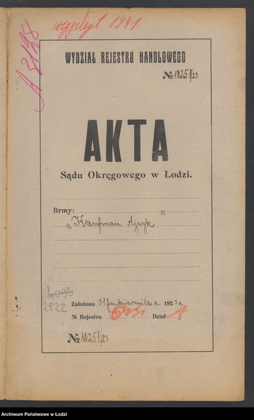 Obraz 2 z jednostki "Kaufman Ajzyk- wyrób kaszy"