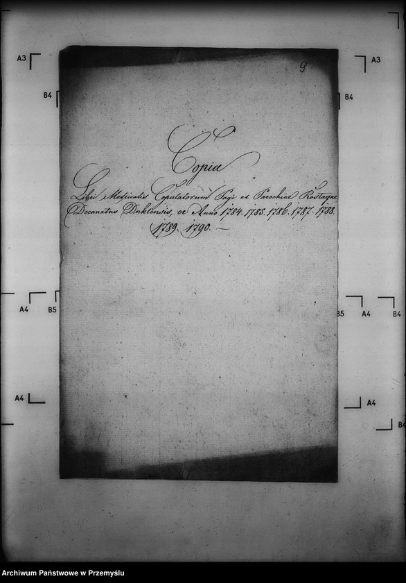 image.from.unit.number "[Kopie ksiąg metrykalnych parafii Rostajne z filiami Świątkówka i Żydowskie (dekanat Dukla)]"