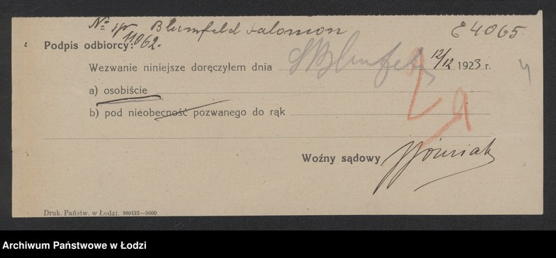 Obraz 6 z jednostki "Salomon Blumenfeld – drobna sprzedaż krawatów i bielizny"