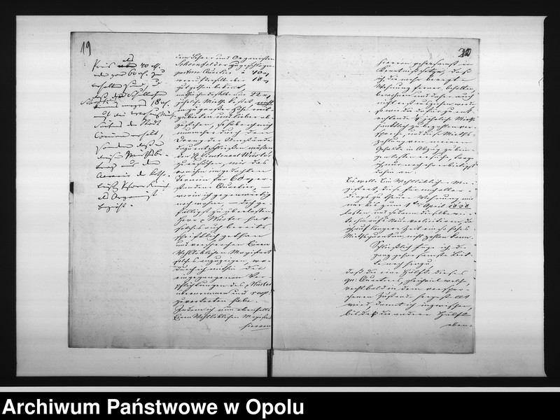Obraz 18 z jednostki "Acta des Magistrats zu Oppeln betreffend: die Vermiethung zweier Wohnungs - Locale in dem zur Kranken Anstalt acquirirten ehemaligen Jesuiten-Collegien-Gebäude hieselbst Vol. I de Anno 1837"