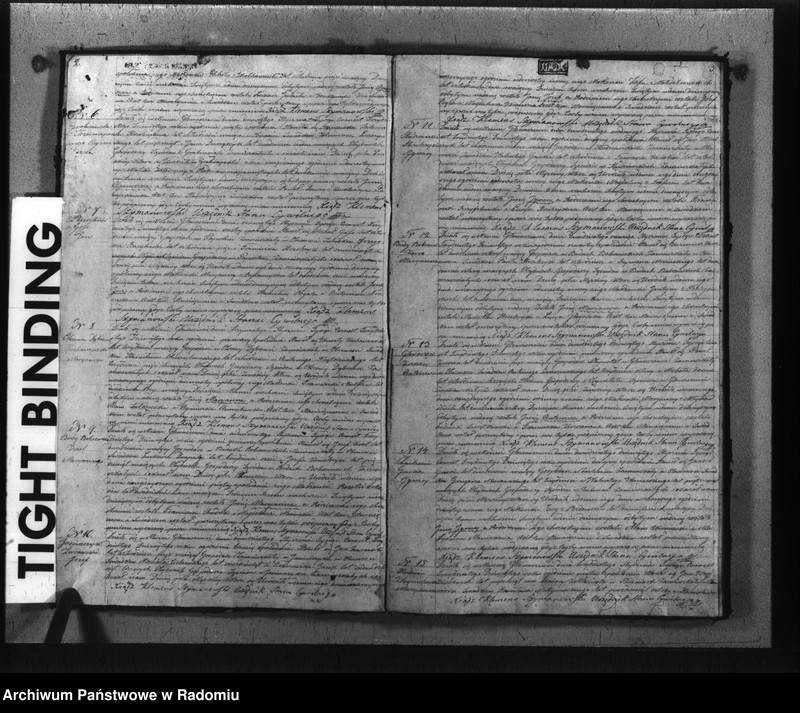 image.from.unit.number "Akta urodzonych, małzeństwa i zeyścia gminy i parafii Głowaczewskiwy w roku 1839"