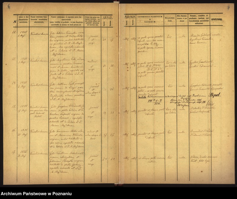 Obraz 6 z jednostki "Księga małżeństw"