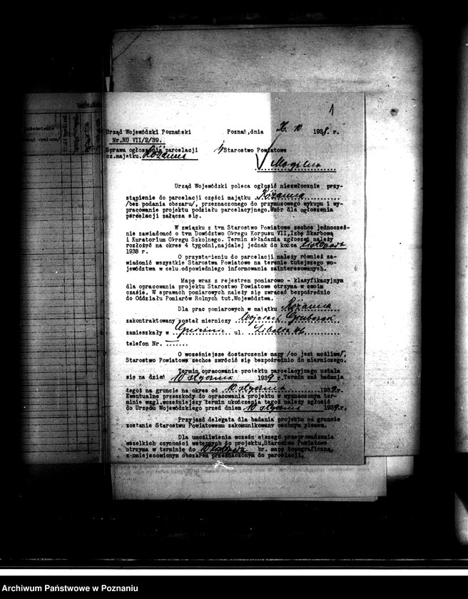 Obraz 5 z jednostki "Majątek Różanna powiatu mogileńskiego parcelacja"