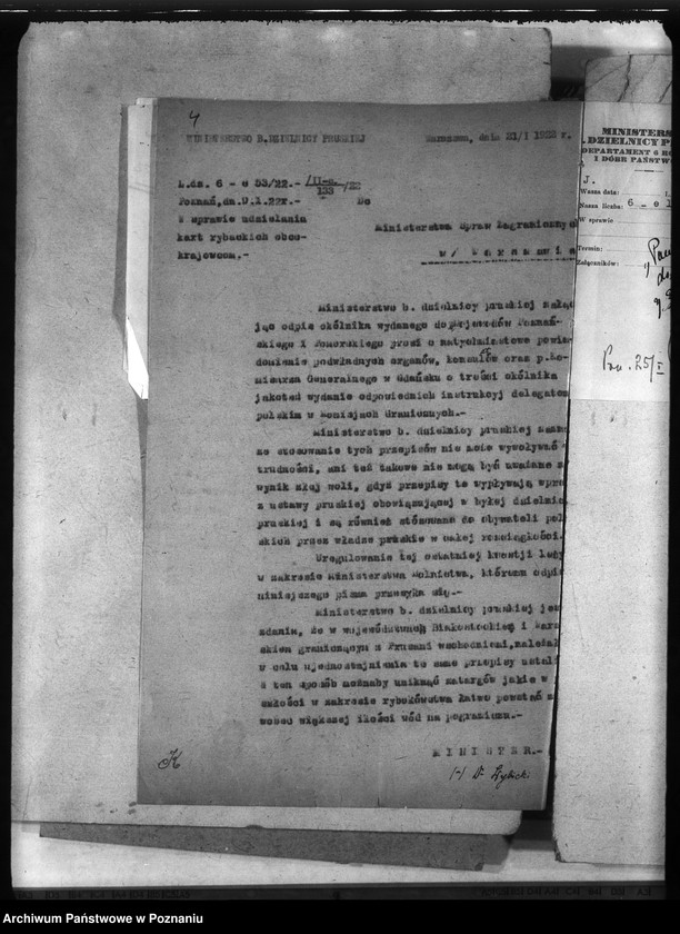 Obraz 8 z jednostki "Deleg. Departamentu Rolnictwa i D. Państw. Rybołówstwo"