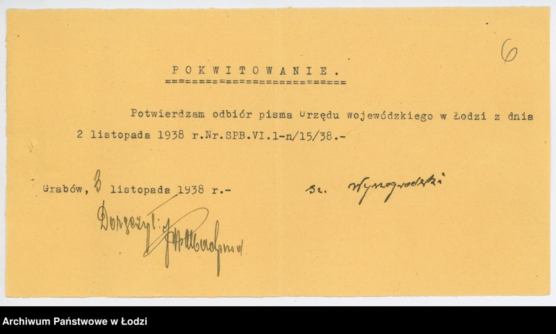 Obraz 9 z jednostki "Stowarzyszenie Zawodowe Rzemieślników Zydów w Grabowie pow. łęczycki"