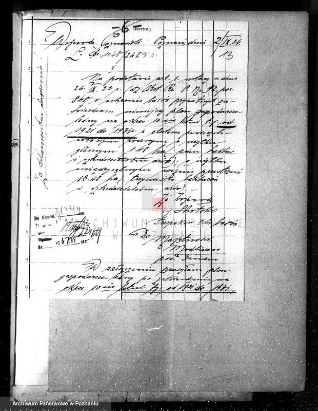 Obraz 16 z jednostki "Nadzór nad gospodarką w lasach majętności Modliszewo powiecie gnieźnieńskim"