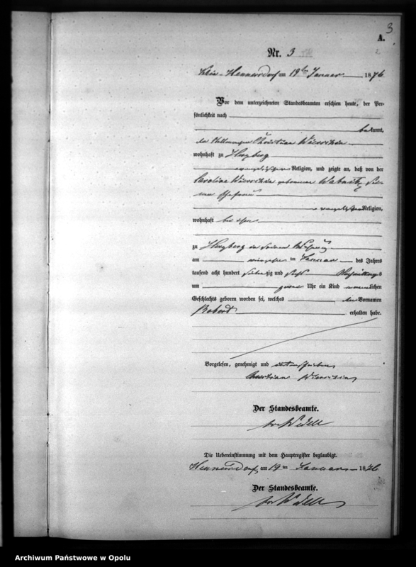 image.from.unit.number "Geburts-Neben-Register [1876 Woskowice Górne]"