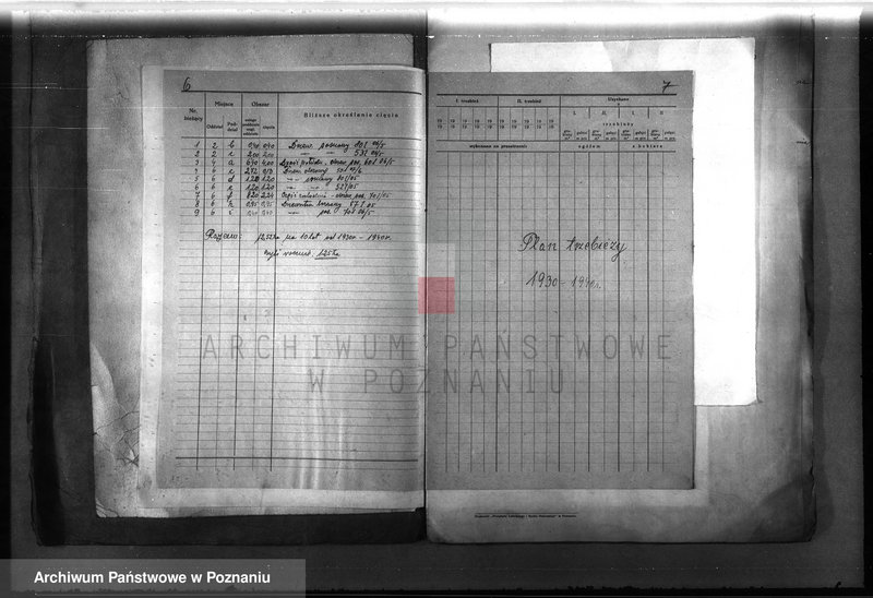 Obraz 11 z jednostki "Plan urządzenia gospodarstwa leśnego lasu majętności Łężeczki w powiecie międzychodzkim 1930-1939"