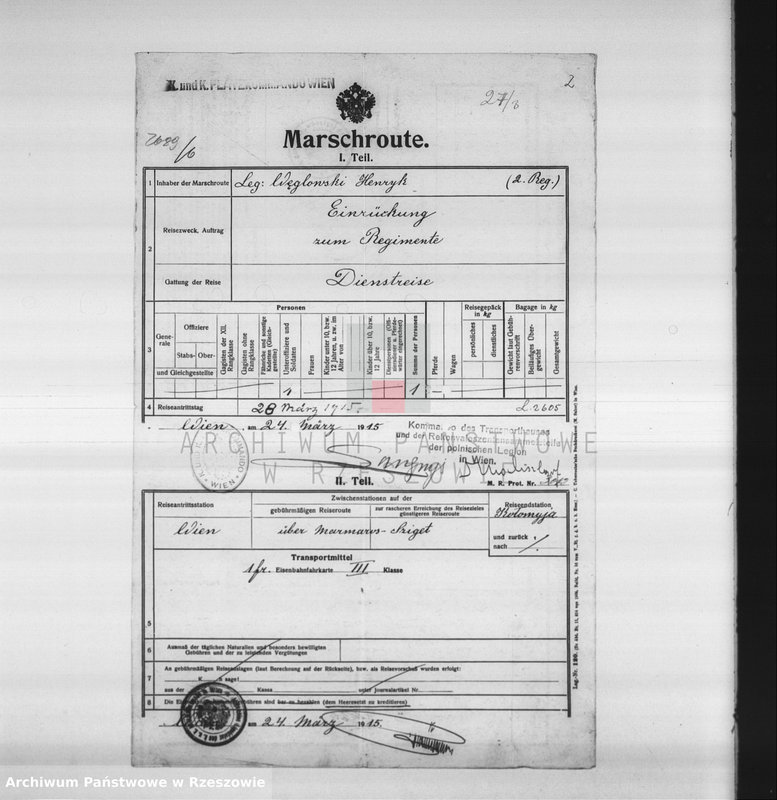 Obraz 8 z kolekcji "Legiony Polskie w zbiorach AP Rzeszów111"