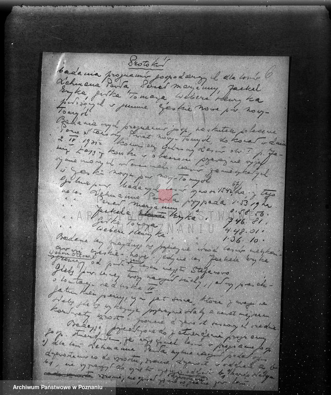 Obraz 10 z jednostki "/Różne sprawy leśne, protokóły badania gospodarki leśnej/"