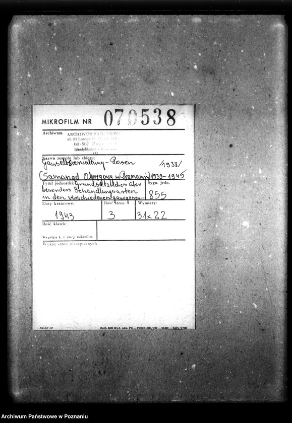 Obraz 2 z jednostki "Grundsätzliches über besondere Behandlungsarten in den Verschiedenen gauegenen Heilstätten."