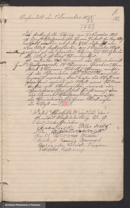 Obraz 16 z jednostki "[Protokoły walnych i zwyczajnych posiedzeń cechu kowalskiego w Pleszewie]"