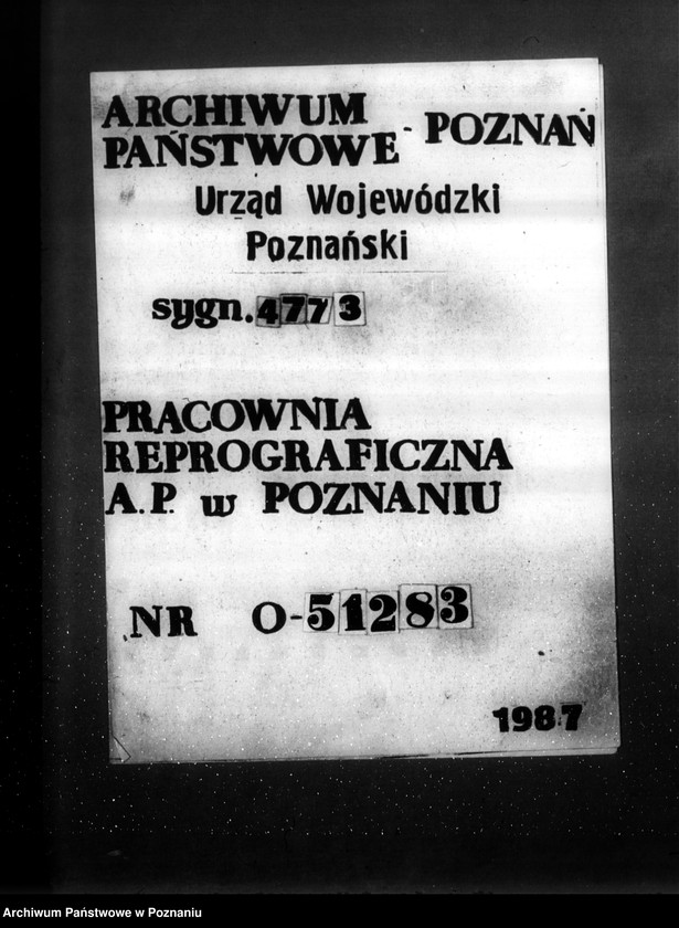 Obraz 1 z jednostki "Zatwierdzenie zakładu przemysłowego /centrali acetylenowej/ firmy H. Cegielski Spółka Akcyjna w Poznaniu"