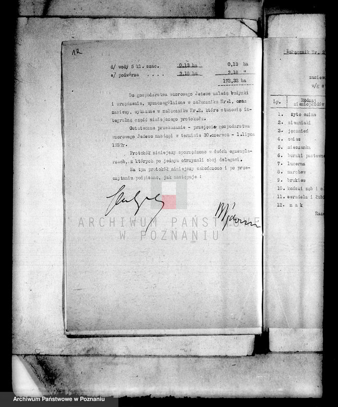 Obraz 16 z jednostki "/Sprawy administracji majątku państwowego Jeżowo powiatu szubińskiego/"