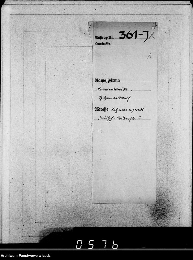 Obraz 5 z jednostki "J.361-375 [Wnioski Żydów z Getta o zwrot należności za pracę lub towar wzięty na kredyt]"