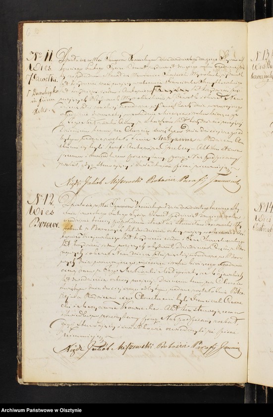 image.from.unit.number "Duplikat Parafii Janowieckiej w Powiecie Mławskim Gubernii Płockiej na Rok 1852"