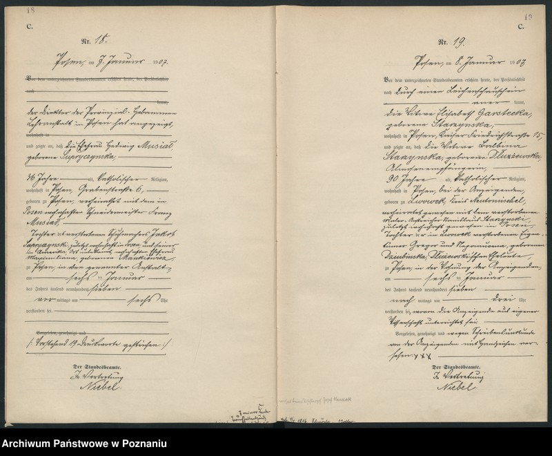 Obraz 12 z jednostki "Księga miejscowa zgonów tom I [Rejestr główny zgonów]"