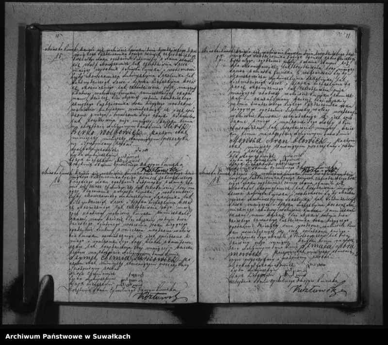 image.from.unit.number "Duplikat Urodzonych, Zaślubionych i Umarłych Żydów w Okręgu Puńsk w 1843 roku."