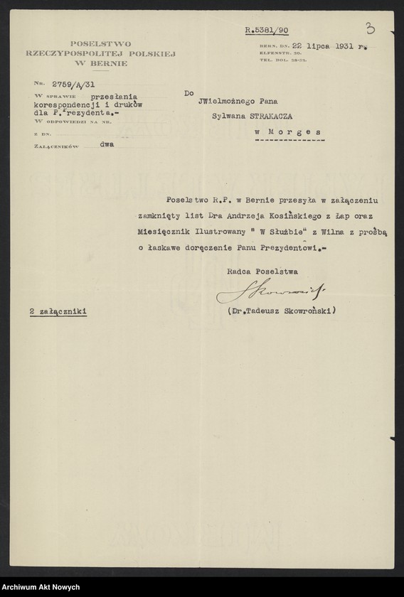 image.from.unit.number "Poselstwo R.P. w Bernie; Załączniki: 2 kwestionariusze paszportowe I. Paderewskiego; L.8"
