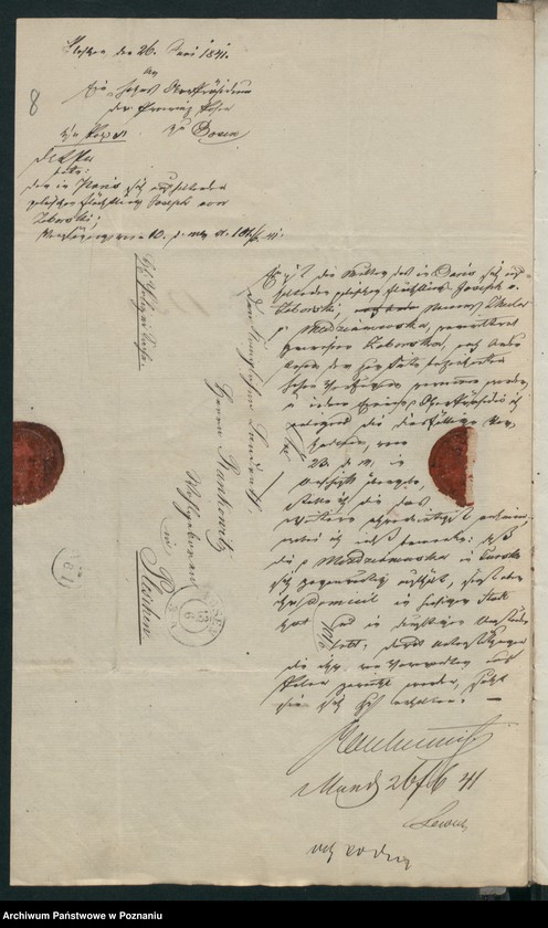 Obraz 12 z jednostki "A. betr. den diesseitigen Untertanen polnischen Flüchtling Joseph von Zaborski"