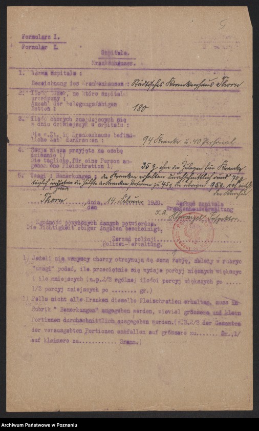 Obraz 7 z jednostki "[Wykazy zakładów dobroczynnych w Toruniu w związku z racjonowaniem żywności]"