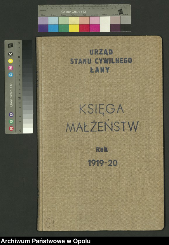 image.from.unit.number "Księga małżeństw Rok 1919-1920"