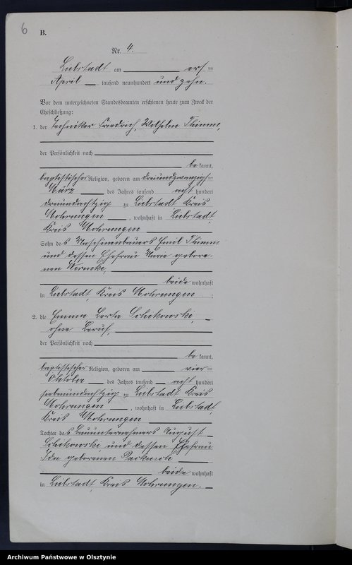 image.from.unit.number "Heirats-Neben-Register Nr 1 - 20"