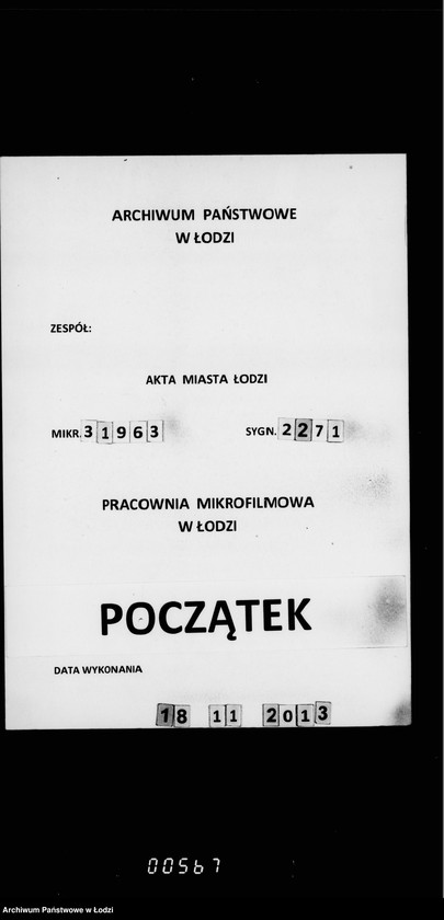 Obraz 1 z jednostki "Ob uveličenji štata Lodzinskago Gorodovago Magistrata"