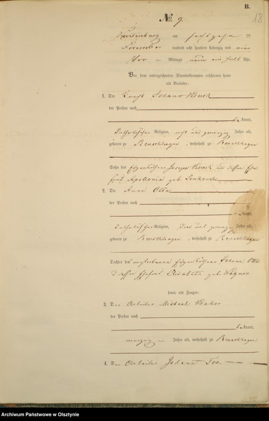 image.from.unit.number "Haupt-Heirats-Register Nr 1 - 13"