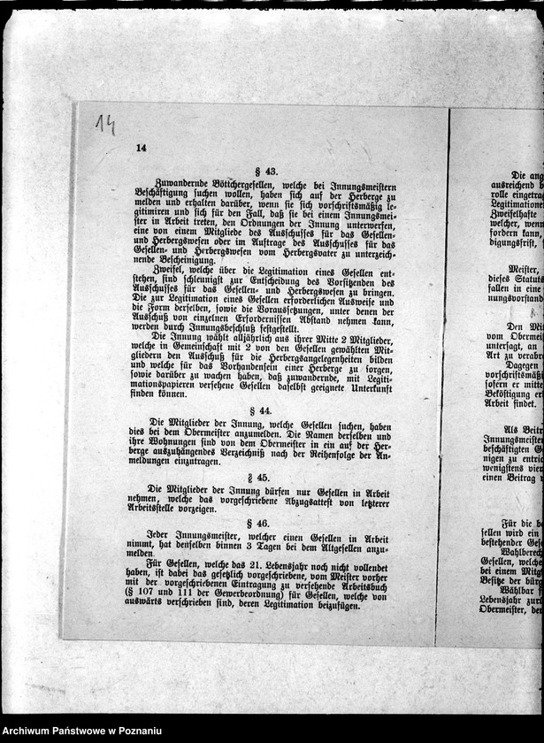 Obraz 17 z jednostki "Statut der Böttcher-Meister-Innung zu Posen"