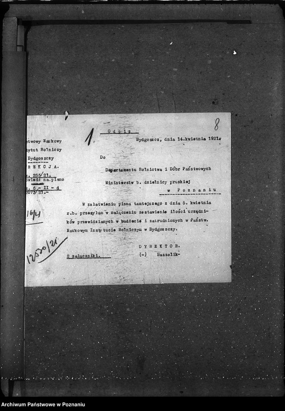 Obraz 13 z jednostki "Sprawy osobowe Etat Departamentu i podległych mu urzędów"