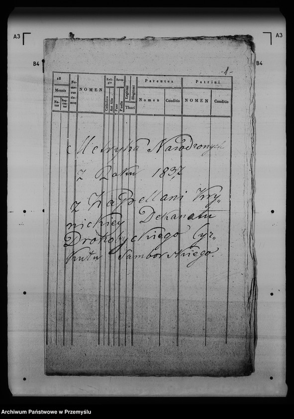 Obraz 5 z jednostki "[Kopie ksiąg metrykalnych parafii Krynica (dekanat Medenice)]"