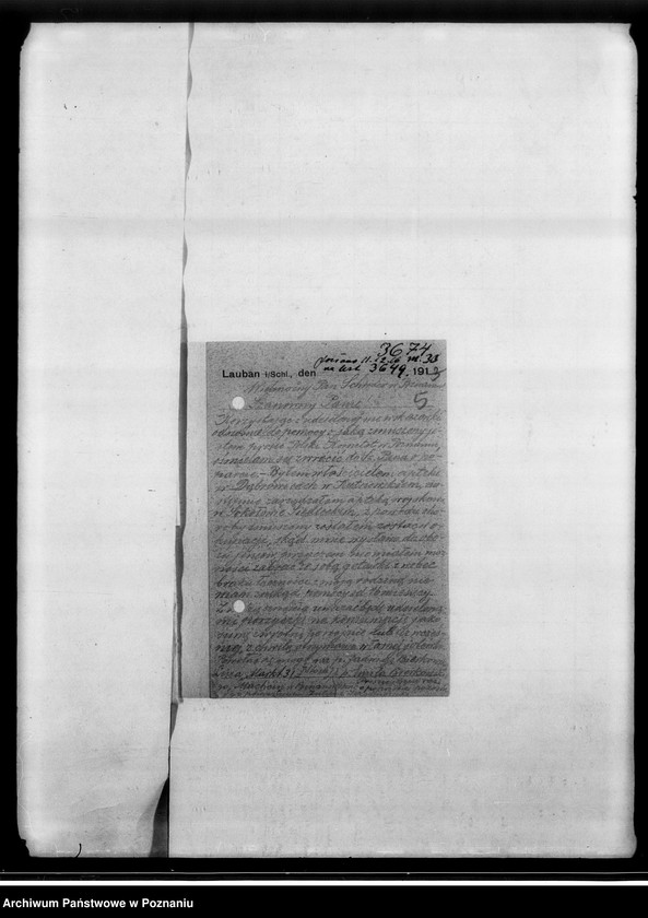 Obraz 9 z jednostki "Korespondencja - listy jeńców wojennych o pomoc materialną z obozu Laubau."