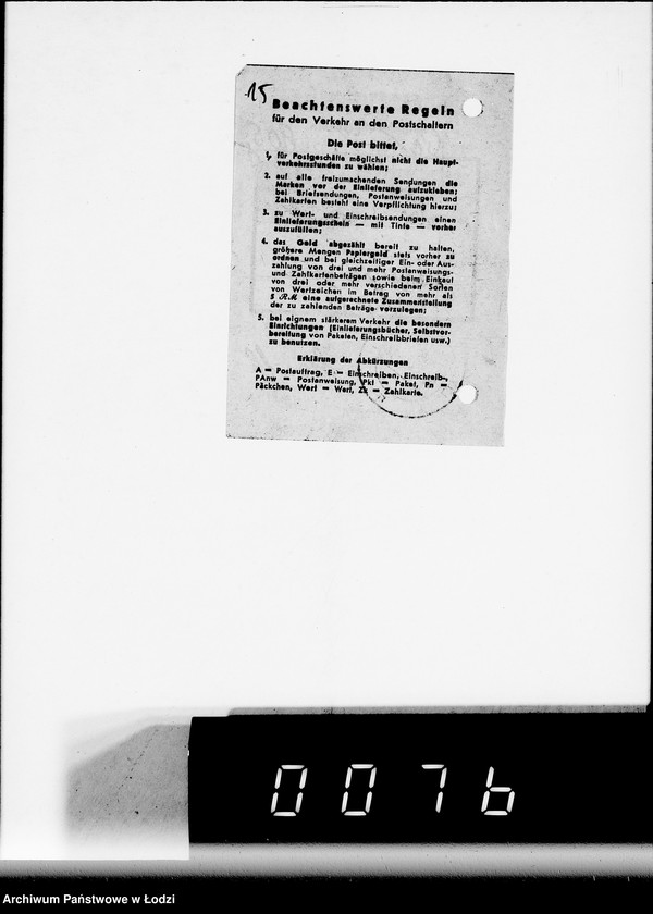 Obraz 19 z jednostki "M. Rechnungen [za dostawy towarów spoza Getta]"