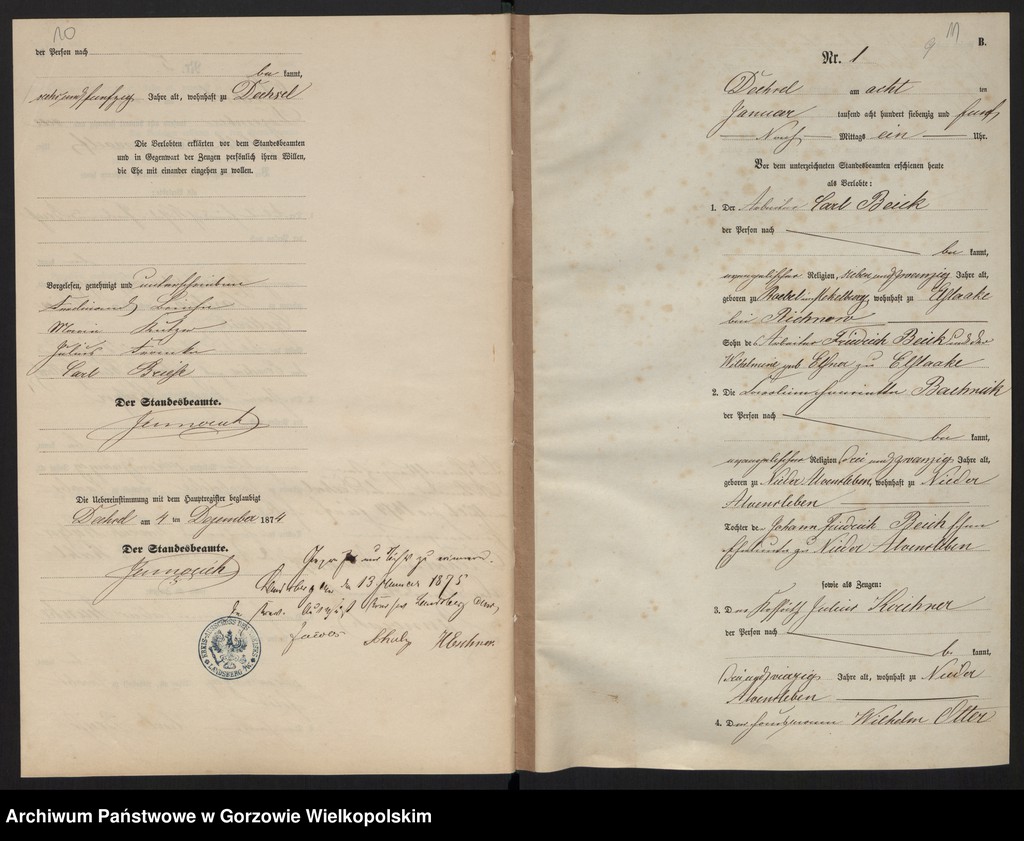 image.from.unit.number "Księga małżeństw"