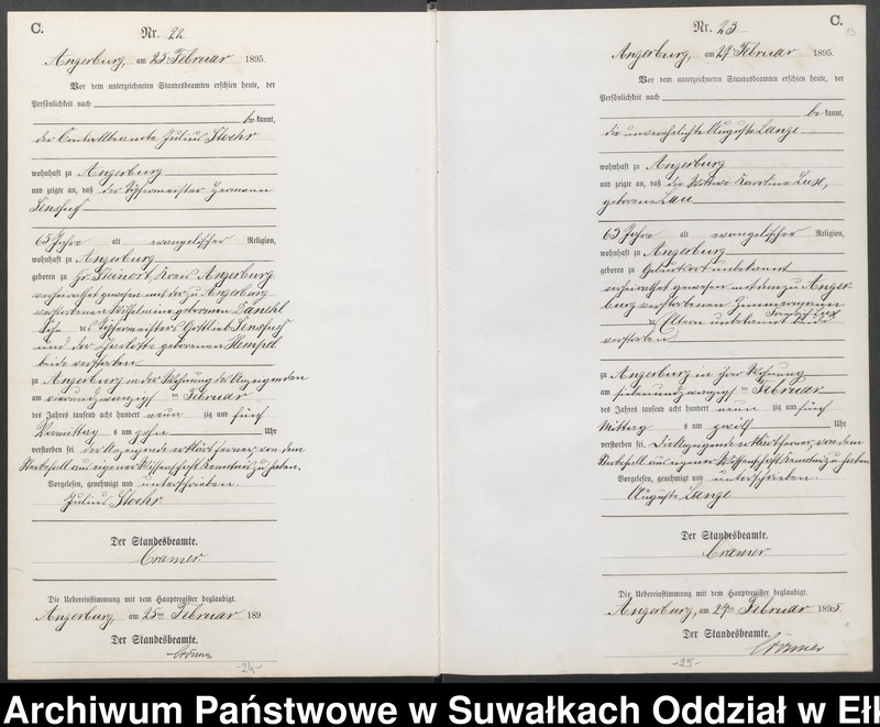 image.from.unit.number "Sterbe-Neben-Register des Preussischen Standes-Amtes Angerburg Kreis Angerburg"