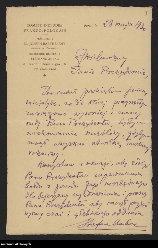 image.from.unit.number "Aubac Stefan (dziennikarz); Załączniki: "Foch avait écrit la preface d