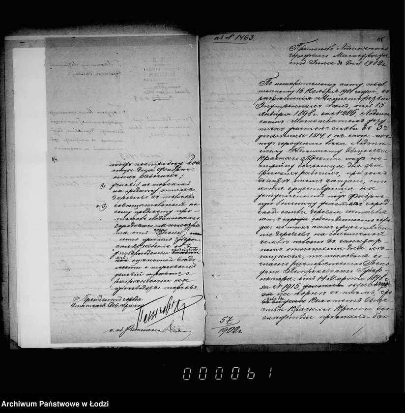 Obraz 14 z jednostki "O prodaže derevev vyrublennych s mestnosti v gorodskom lesu ustuplennom komitetu obščestva krasnago kresta"