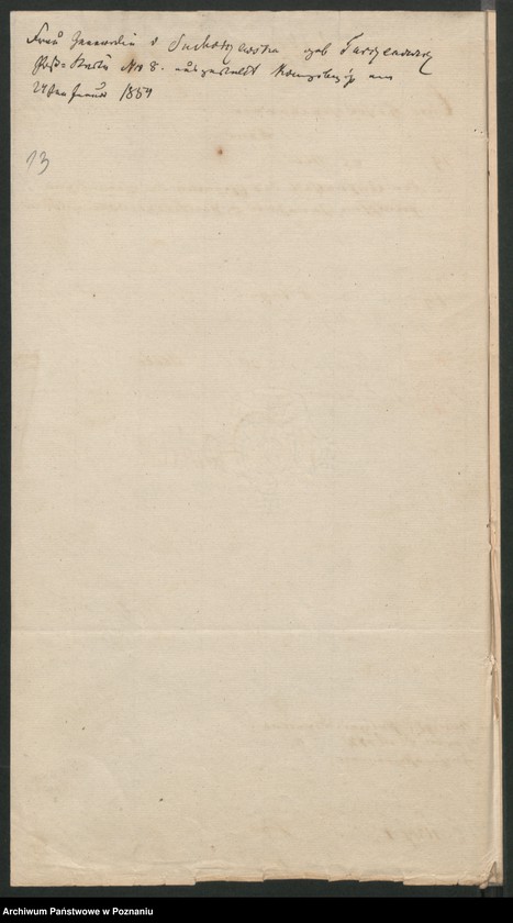 Obraz 18 z jednostki "A. betr. den polnischen Flüchtling General von Suchorzewski"