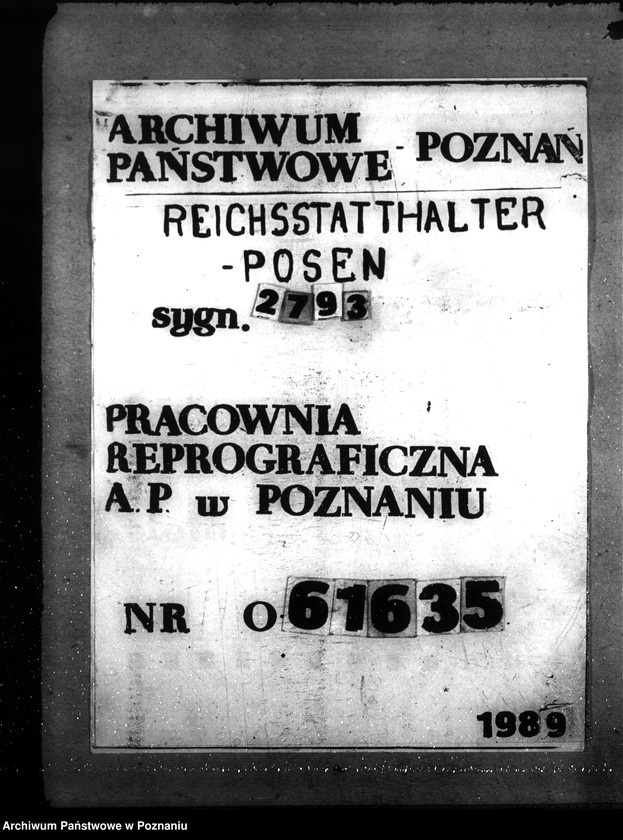 Obraz 1 z jednostki "Kredyty dla przesiedleńców z Rzeszy i miejscowych Niemców"